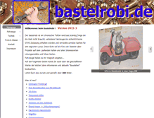 Tablet Screenshot of bastelrobi.de